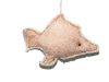 Pink Silk Felted Fish Ornament