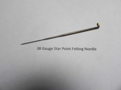 World of Wool  38 Gauge Star Felting Needles 1 Needle
